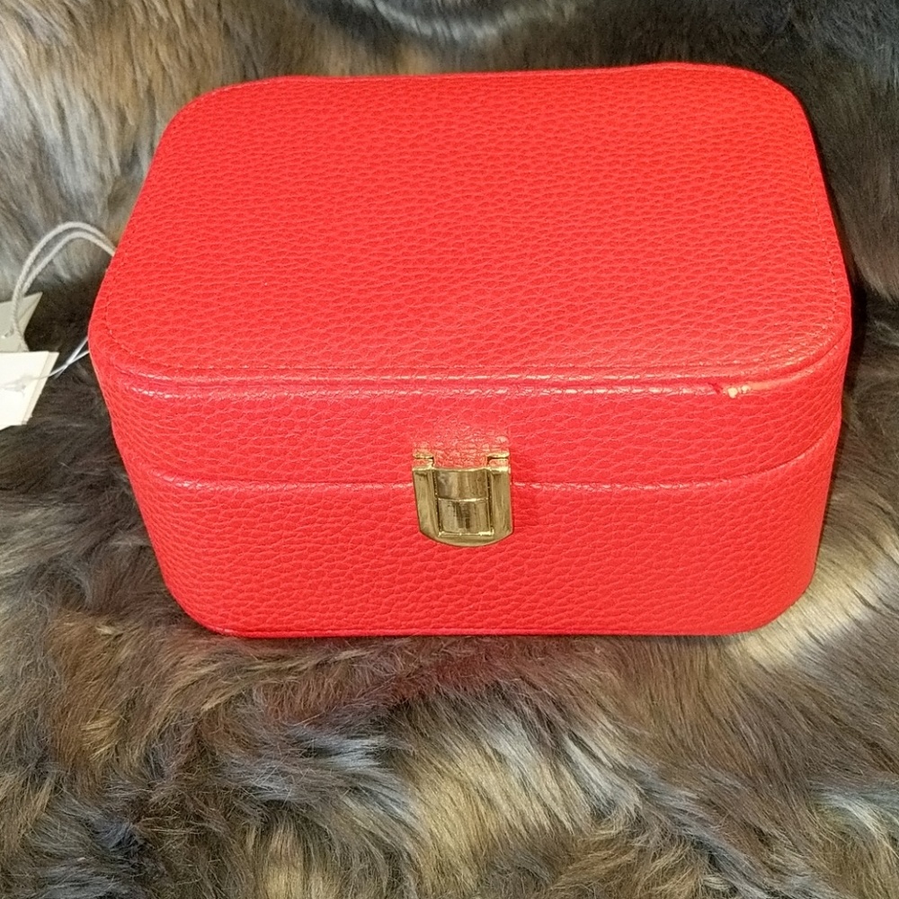 A New Day Jewelry Case Bright Red